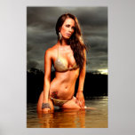 Golden Bikini Girl - Poster