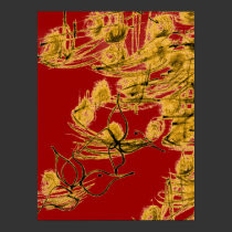 Golden Birds Poster posters