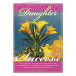 Golden Bloom Daughter Success Card