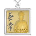 Golden Buddha Anicca Necklace