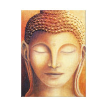 Golden Buddha Canvas Print
