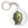 Golden buddha key chain