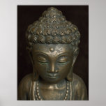 Golden Buddha Statue Print
