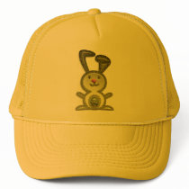 Golden Bunny Mesh Hat