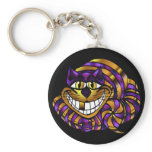 Golden Cheshire Cat Keychain