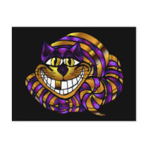 Golden Cheshire Cat Postcard