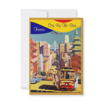 Golden City By The Bay San Francisco Invitations