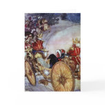 Golden Coach Fine Art Illustration Greeting Card