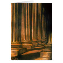 Golden Columms Greeting Cards