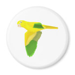 Golden Conure Refrigerator Magnets
