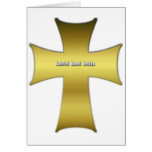 Golden Cross Card