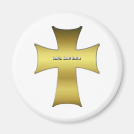 Golden Cross Magnet