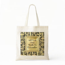 Golden Crosses Canvas Bags