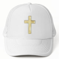 Golden Crosses Mesh Hat
