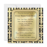 Golden Crosses Personalized Announcement