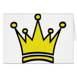 golden crown icon cards