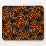 Golden curls mouse pad
