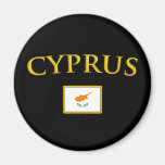 Golden Cyprus Fridge Magnet