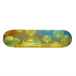 Golden Days - Yellow & Azure Tranquillity Skate Decks
