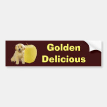 Golden Delicious Bumper Sticker
