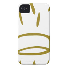 golden deluxe chef hat 5 stars icon iPhone 4 case
