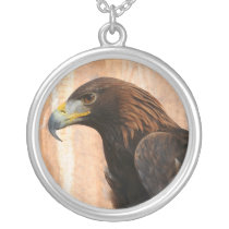Golden Eagle (bird) Personalized Necklace