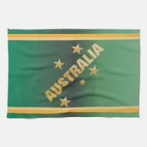 Golden effect Australia Southern Cross Hand Towel