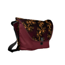 Golden Explosion - fractal design Messenger Bag
