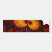 Golden Eyes – Amethyst & Amber Enchantment Bumper Sticker