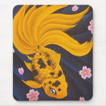 Golden Fishie Mouse Pad