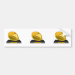 golden football champions bumper stickers