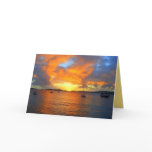 Golden Frank Bay Sunset, St. John, U.S.V.I. Cards