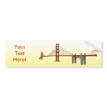 Golden Gate Bridge: 3D Model: Bumper Sticker