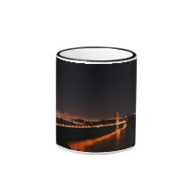 Golden Gate Bridge at Night Coffee Mug