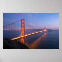 Golden Gate Bridge at Sunset print