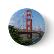Golden Gate Bridge Pinback Button
