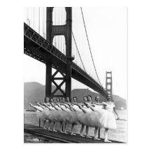 Golden Gate Bridge Dancers Postcards