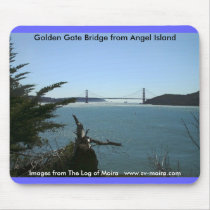 Golden Gate Bridge from Angel Island Mouse Pads