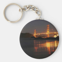 Golden Gate bridge from Barker Beach Key Chain