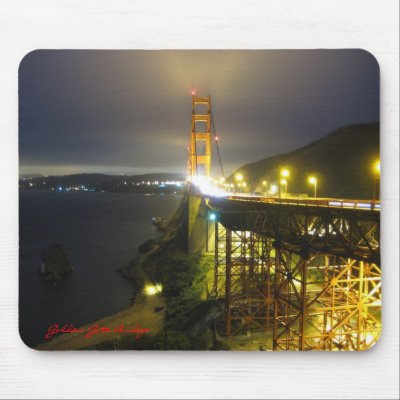 Golden Gate Bridge Mousepads by rvzumwalt