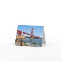 Golden Gate Bridge note card