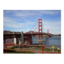 Golden Gate Bridge Post Card