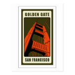 Golden Gate Bridge Post Card