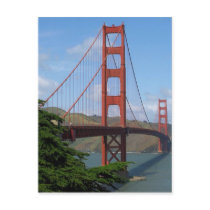 Golden Gate Bridge Post Card