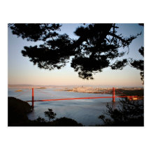Golden Gate Bridge Postcard