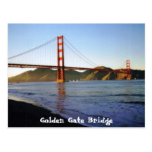Golden Gate Bridge Postcard