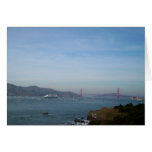 Golden Gate Bridge Queen Mary Greeting Card