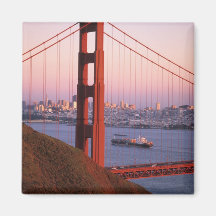 Golden Gate Bridge; San Francisco; California; Magnet