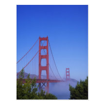 Golden Gate Bridge, San Francisco, California, Postcard