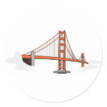 Golden Gate Bridge   San Francisco Destination stickers